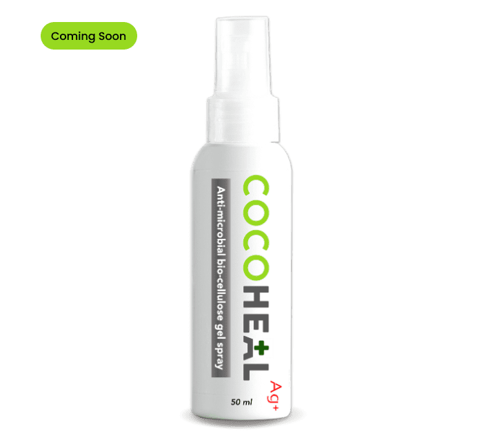 Biocellulose gel spray